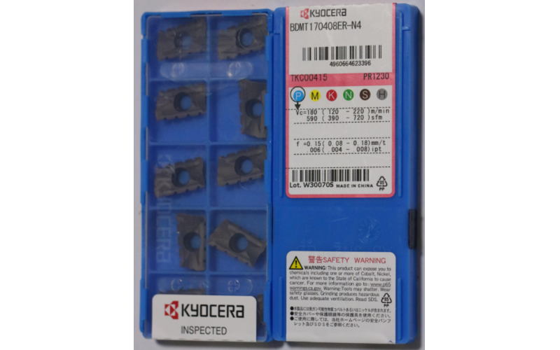 数控刀片 Kyocera京瓷刀片GOMT160408ER-D PR1225铣刀片 加工钢件